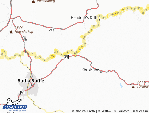 Mapa MICHELIN Ha Mpuki - ViaMichelin