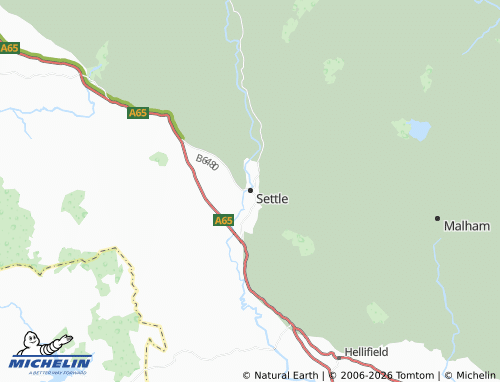 MICHELIN Settle map - ViaMichelin