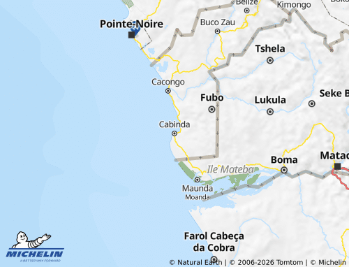 MICHELIN Cabinda map - ViaMichelin