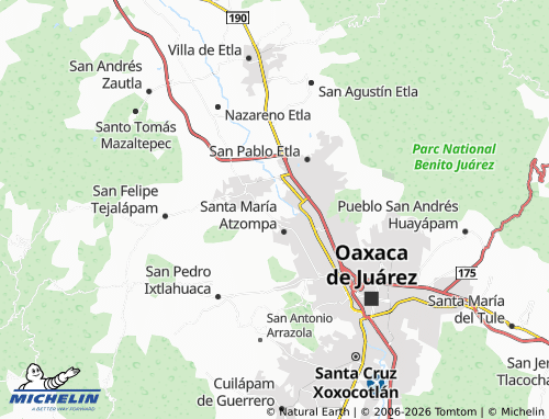 MICHELIN Los Huamuches map - ViaMichelin