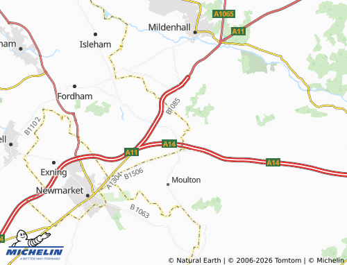 Carte MICHELIN Kennett - ViaMichelin