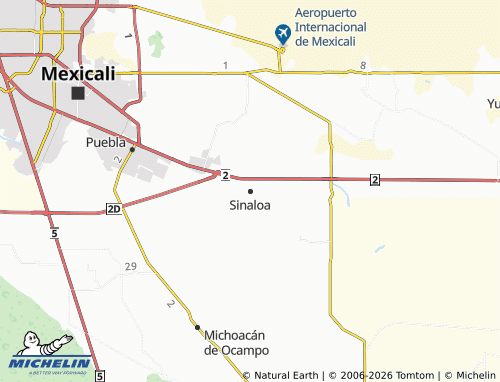 Mappa MICHELIN Sinaloa - ViaMichelin