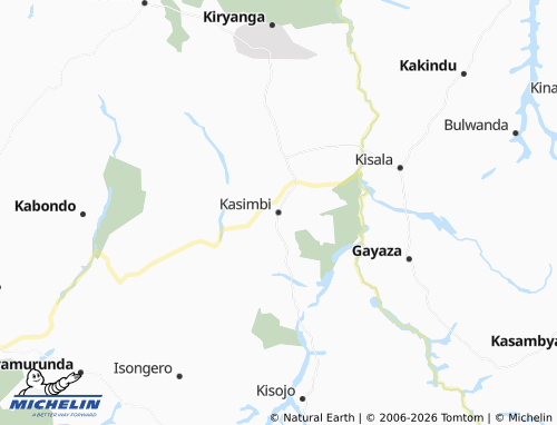 MICHELIN-Landkarte Kasimbi - ViaMichelin