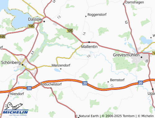 Mapa MICHELIN Papenhusen - ViaMichelin