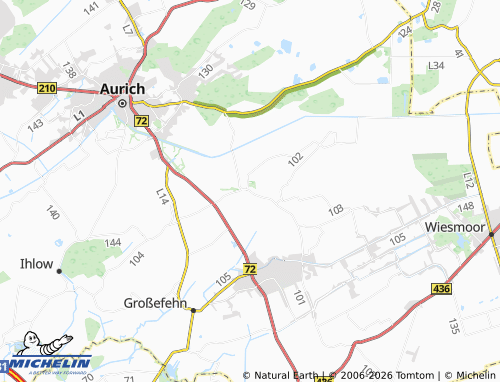 MICHELIN Holtrop map - ViaMichelin