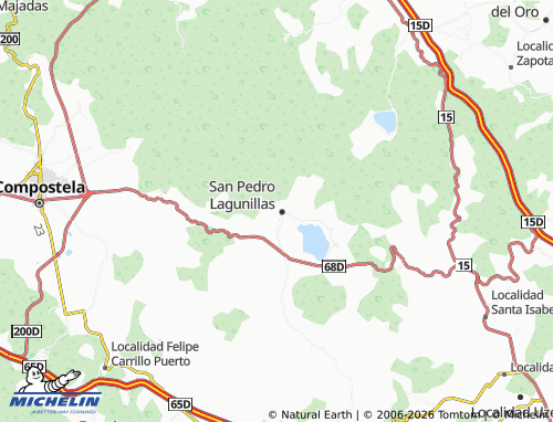 MICHELIN Del Río map - ViaMichelin