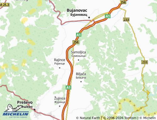 Carte MICHELIN Samoljica - ViaMichelin