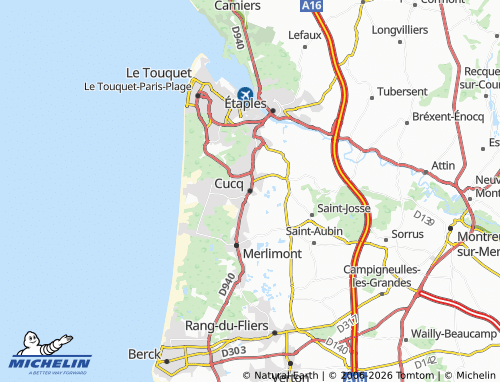 Carte MICHELIN Cucq - ViaMichelin
