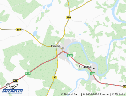 Mappa MICHELIN Prienai - ViaMichelin