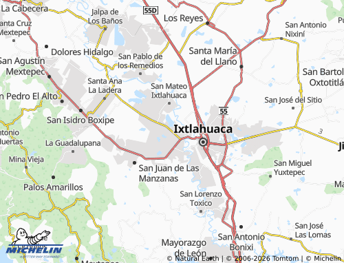 Mapa MICHELIN Emiliano Zapata - ViaMichelin