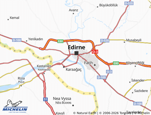 MICHELIN Dilaverbey map - ViaMichelin