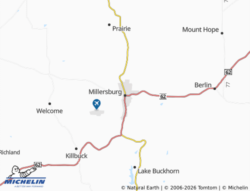 Carte MICHELIN Millersburg - ViaMichelin