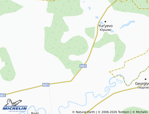 MICHELIN-Landkarte Roshchinskiy - ViaMichelin