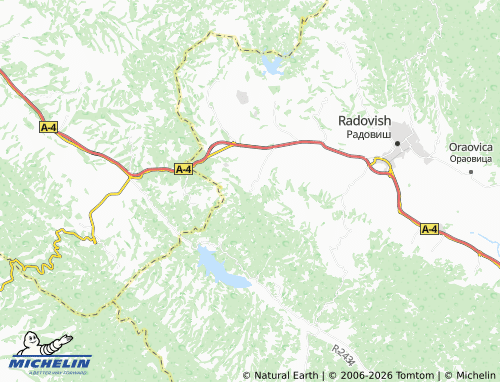 MICHELIN Damjan map - ViaMichelin