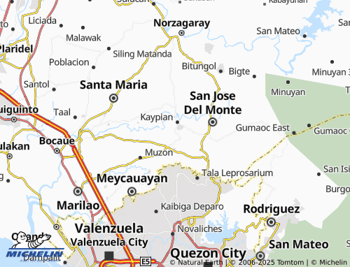 MICHELIN Dulong Bayan map - ViaMichelin