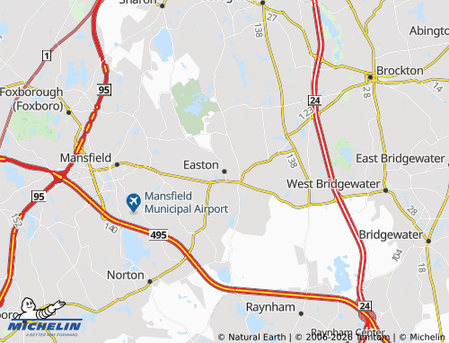 Kaart MICHELIN Easton - ViaMichelin
