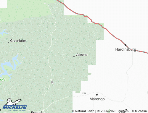 Mappa MICHELIN Valeene - ViaMichelin