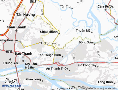 MICHELIN An Lục Long map - ViaMichelin
