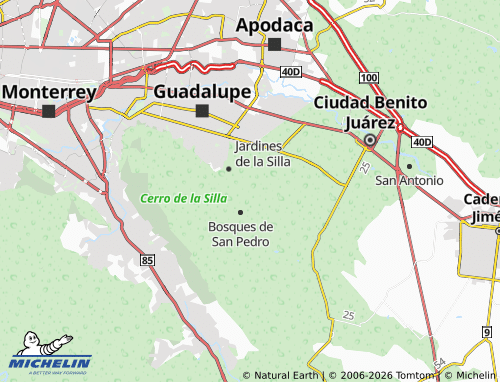 Mappa MICHELIN Santa Mónica 12 Sector - ViaMichelin