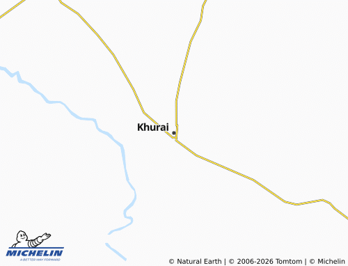 MICHELIN Khurai map - ViaMichelin