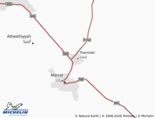 MICHELIN-Landkarte Bihadi - ViaMichelin