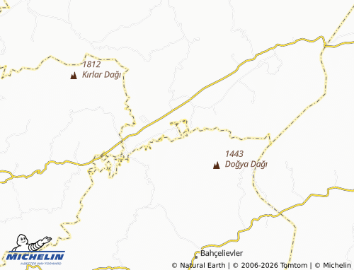MICHELIN-Landkarte Bükse - ViaMichelin