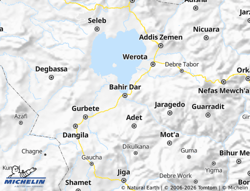 Mapa MICHELIN Amhara - ViaMichelin