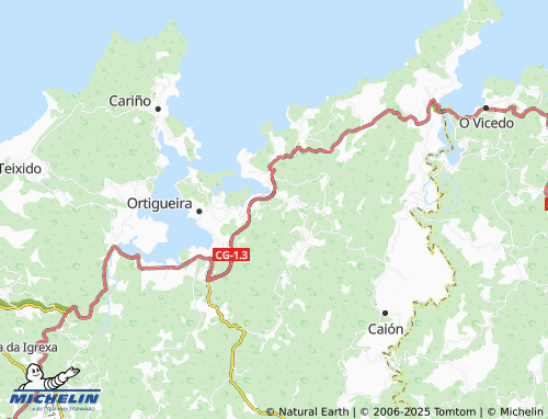 MICHELIN Landín map - ViaMichelin