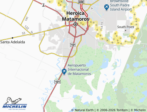 Mappa MICHELIN Del Niño - ViaMichelin