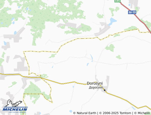 MICHELIN-Landkarte Yasenivka - ViaMichelin