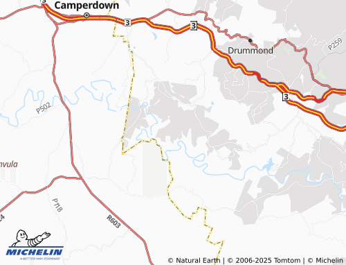 MICHELIN Mpumalanga D map - ViaMichelin