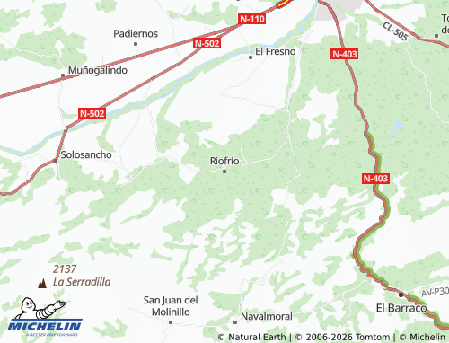 MICHELIN Riofrío map - ViaMichelin