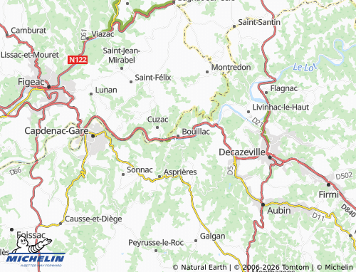 Mappa MICHELIN Bouillac - ViaMichelin