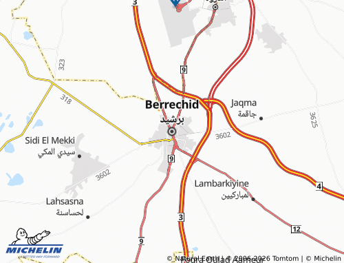 MICHELIN Birasheed map - ViaMichelin
