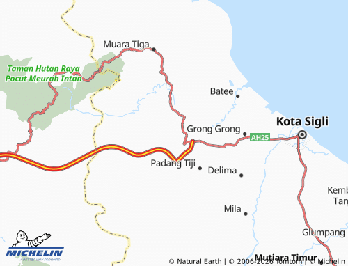 MICHELIN Cot Ketapang Tanjong map - ViaMichelin