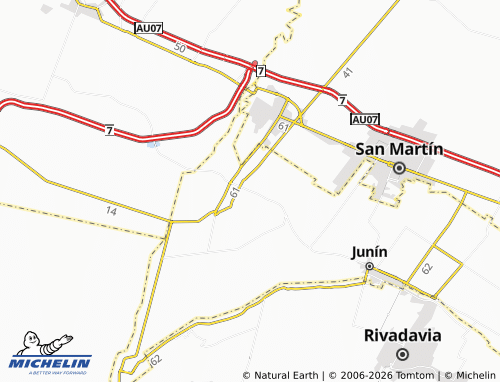 Mappa MICHELIN Los Barriales - ViaMichelin