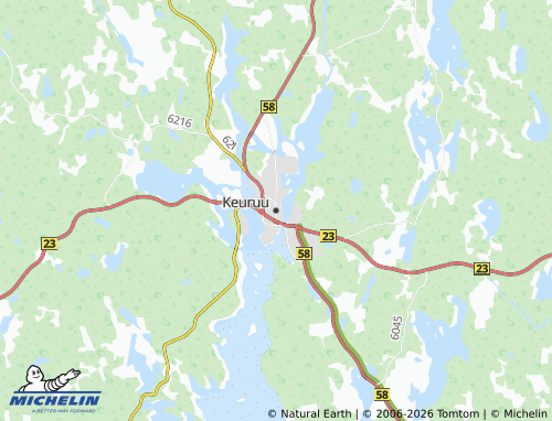 MICHELIN Keuruu map - ViaMichelin