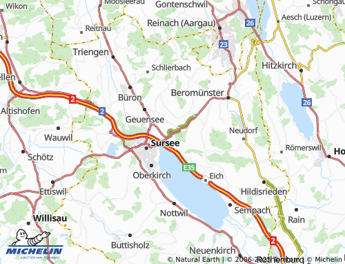 MICHELIN-Landkarte Tannberg - ViaMichelin
