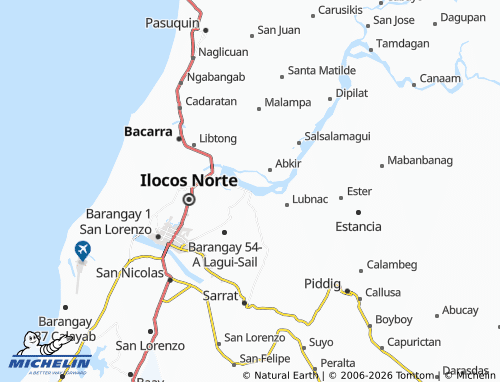 MICHELIN Vintar map - ViaMichelin