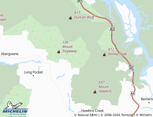 Mapa MICHELIN Dalrymple Creek - ViaMichelin