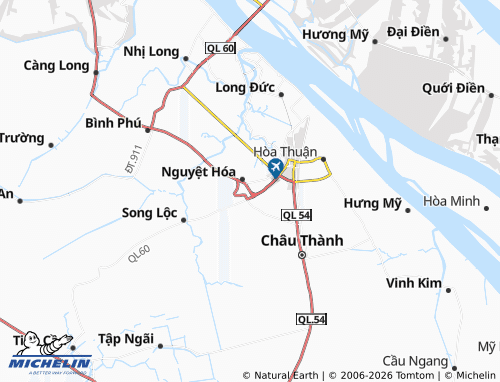 Mapa MICHELIN Phường 8 - ViaMichelin