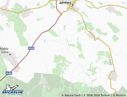 MICHELIN Kryvchyk map - ViaMichelin