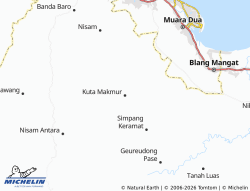 Mappa MICHELIN Kuta Makmur - ViaMichelin