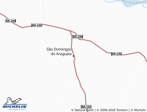 Mapa MICHELIN São Domingos do Araguaia - ViaMichelin