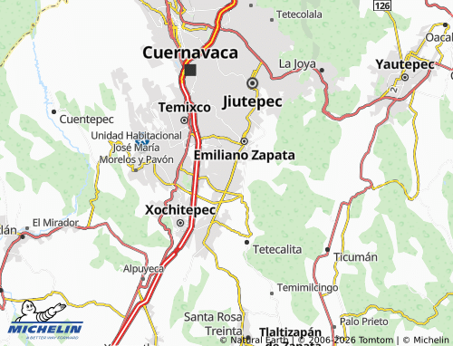 Kaart MICHELIN Los Sauces - ViaMichelin