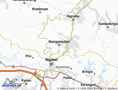 Mapa MICHELIN Margomulyo - ViaMichelin