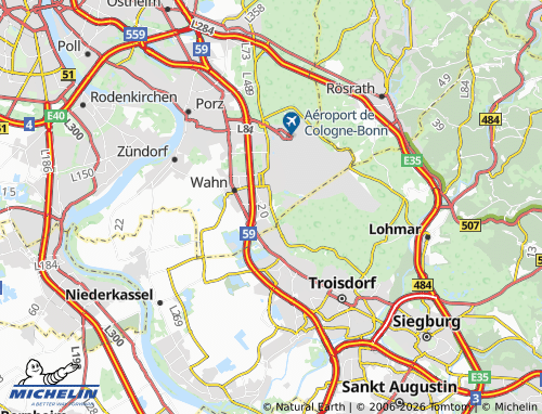 MICHELIN Lind map - ViaMichelin