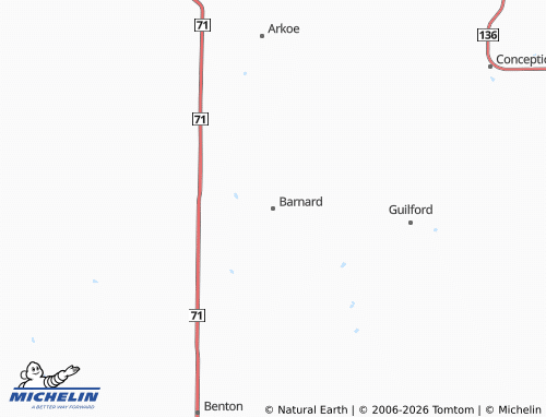 Mapa MICHELIN Barnard - ViaMichelin