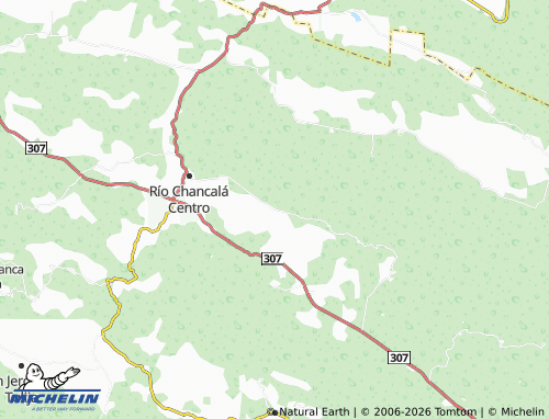 MICHELIN San Francisco Palenque map - ViaMichelin