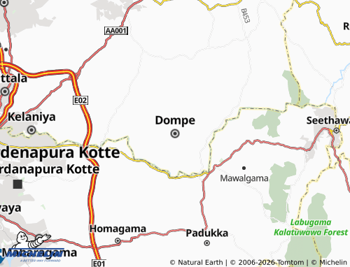 Mappa MICHELIN Dompe - ViaMichelin